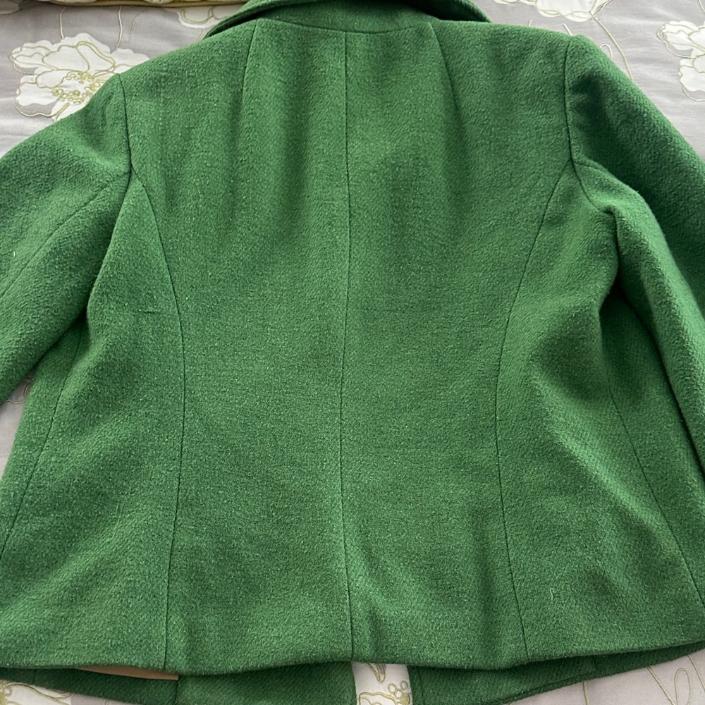 Cabi Clover Green Pea Coat- Size 4 - Picture 8 of 8